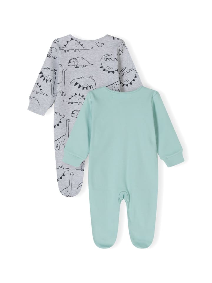 Minoti 2er. Set: Strampler 24babypack17 in grau günstig kaufen