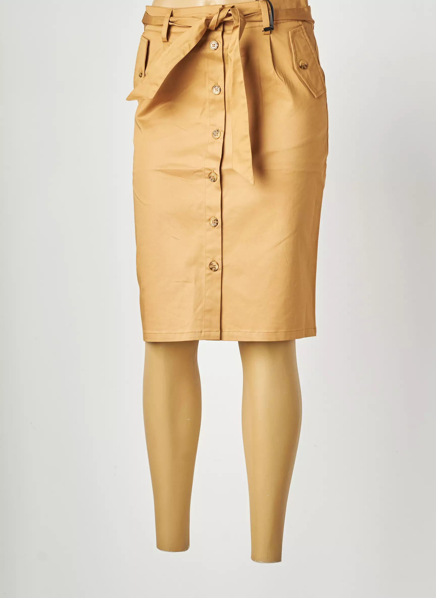 Julie Guerlande Jupes Mi Longues Femme couleur beige