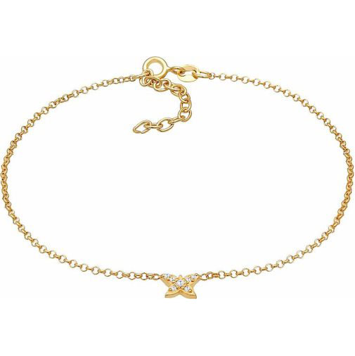 Elli Fußschmuck Kinder Schmetterling Zirkonia Hübsch 925 Silber