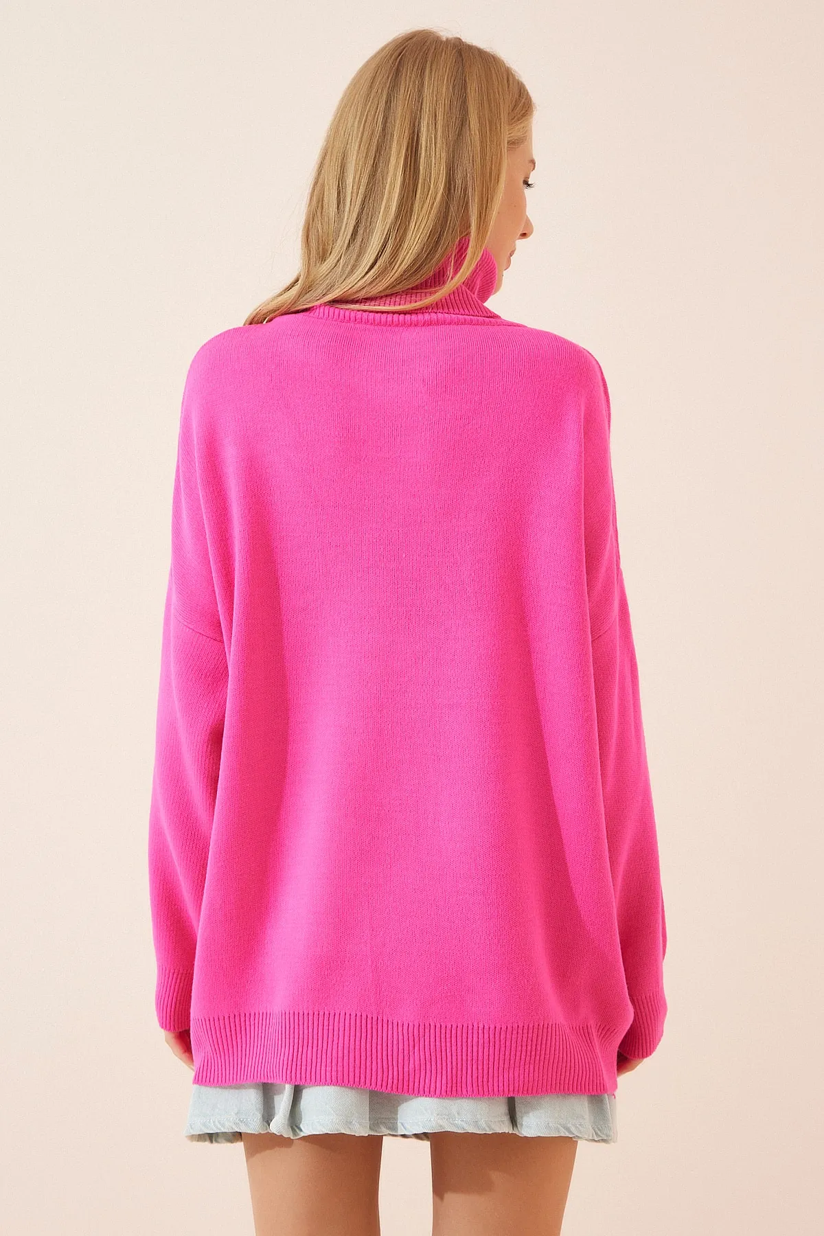 Happiness İstanbul  Pullover - Rosa - Oversized