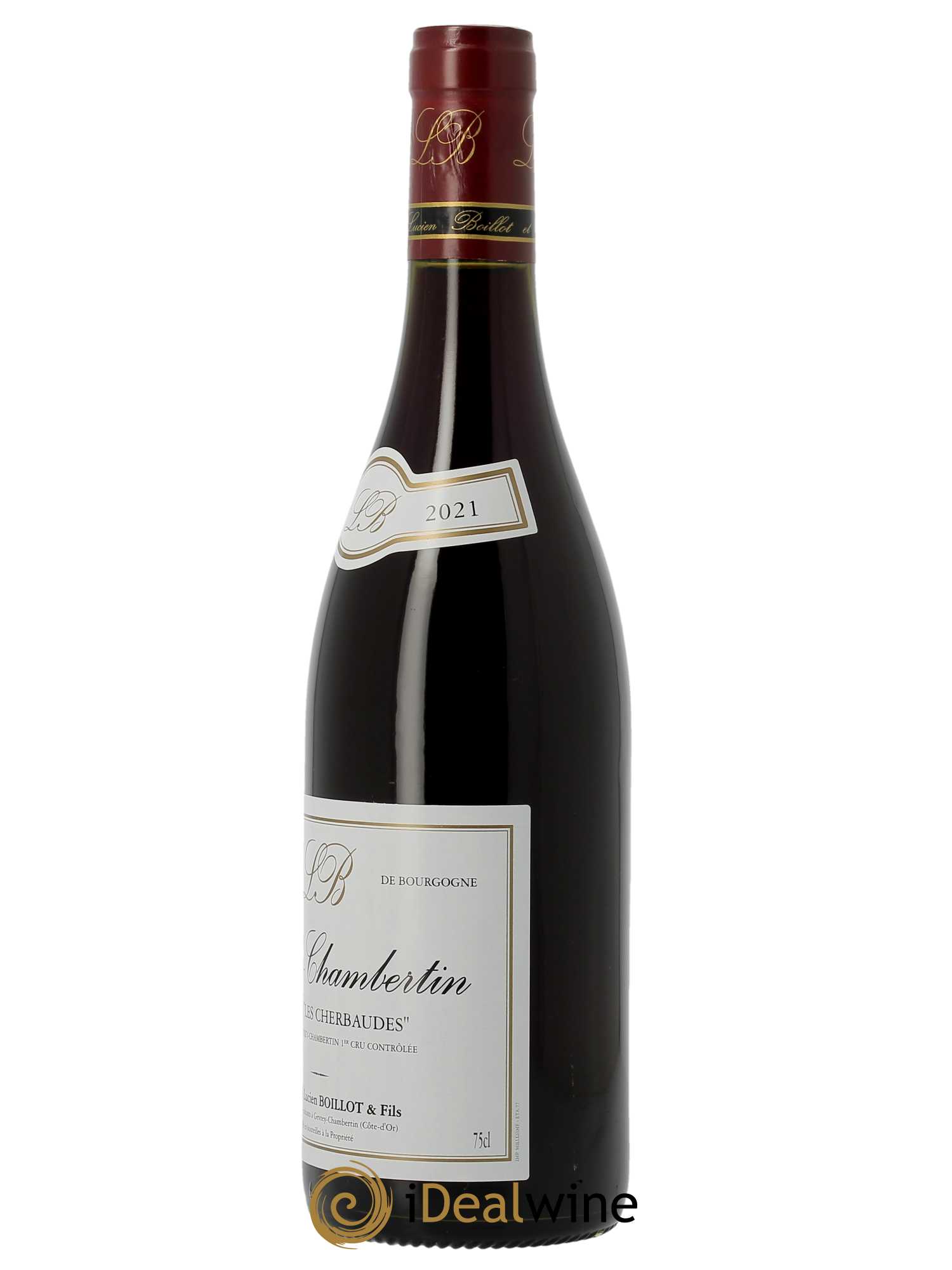Gevrey-Chambertin 1er Cru Les Cherbaudes Lucien Boillot & Fils (Domaine)  2021 - Lot de 1 Bouteille