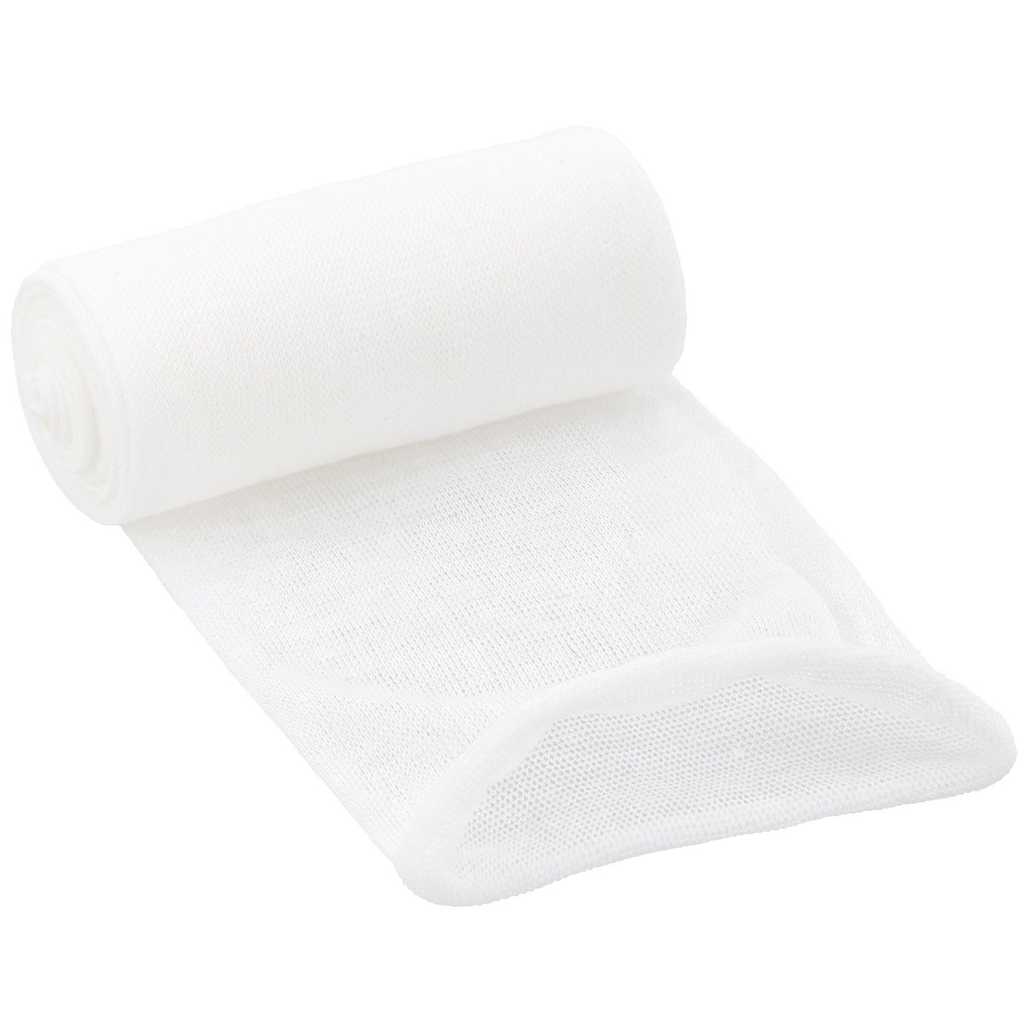 buttinette Wirkschlauch, weiß, Breite: 10 cm, Länge: 2 m