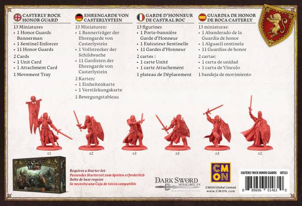 A Song of Ice & Fire - Casterly Rock Honor Guard (Ehrengarde von Casterlystein) (Erw.)