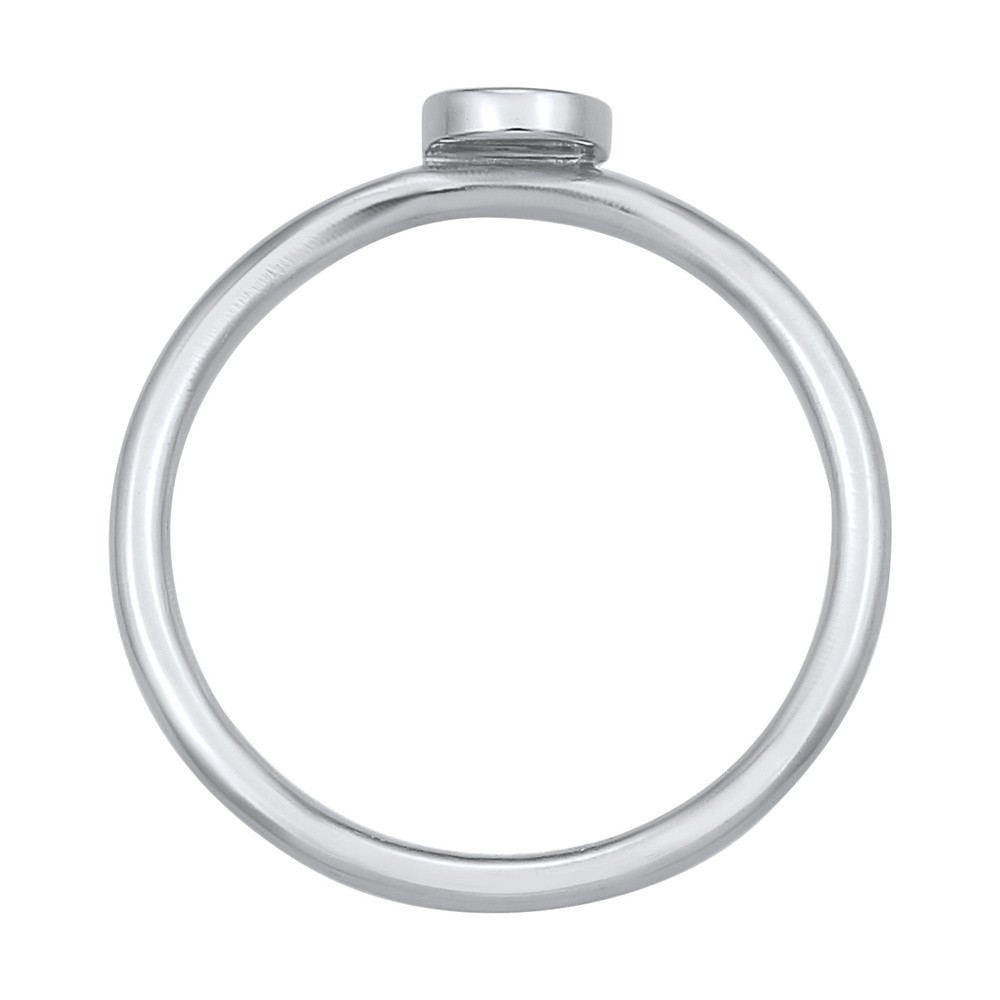 Elli Elli Bague Femmes Tendance Smile Emoji Pinky en argent Sterling 925 Bague