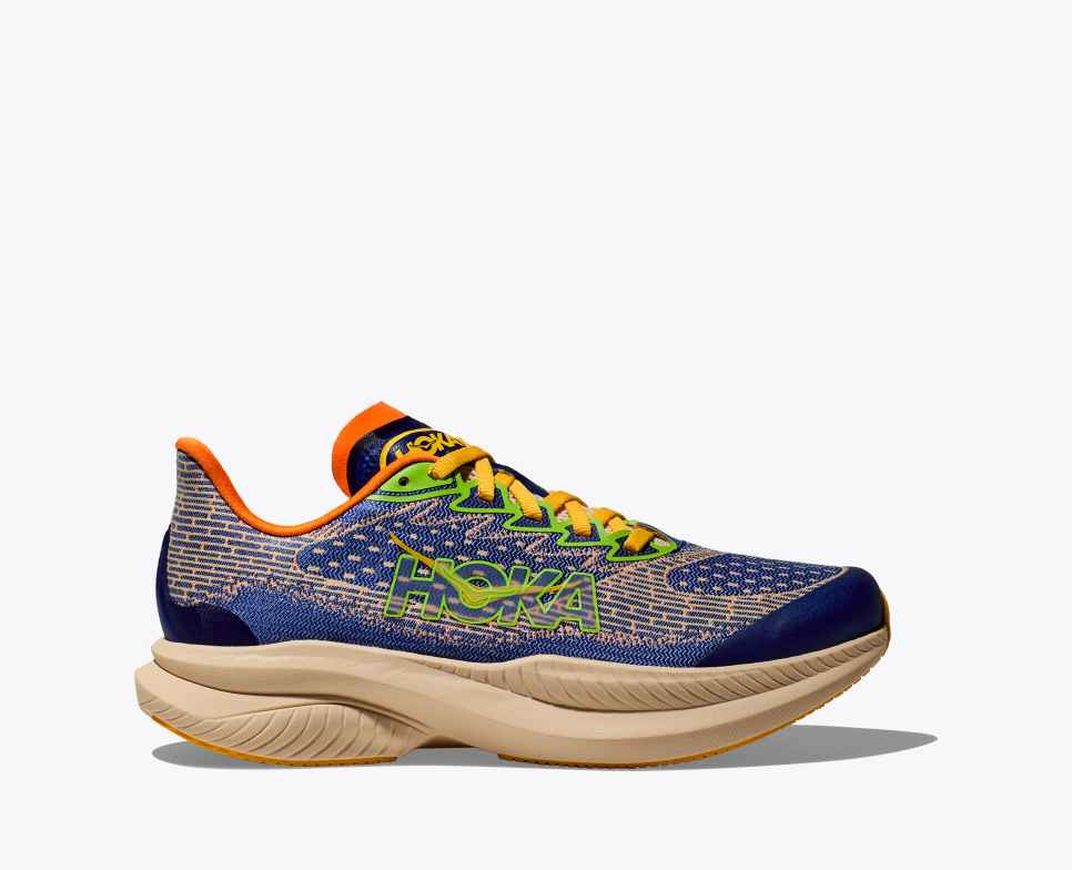 Mach 6 Ultramarine / Electric Tangerine