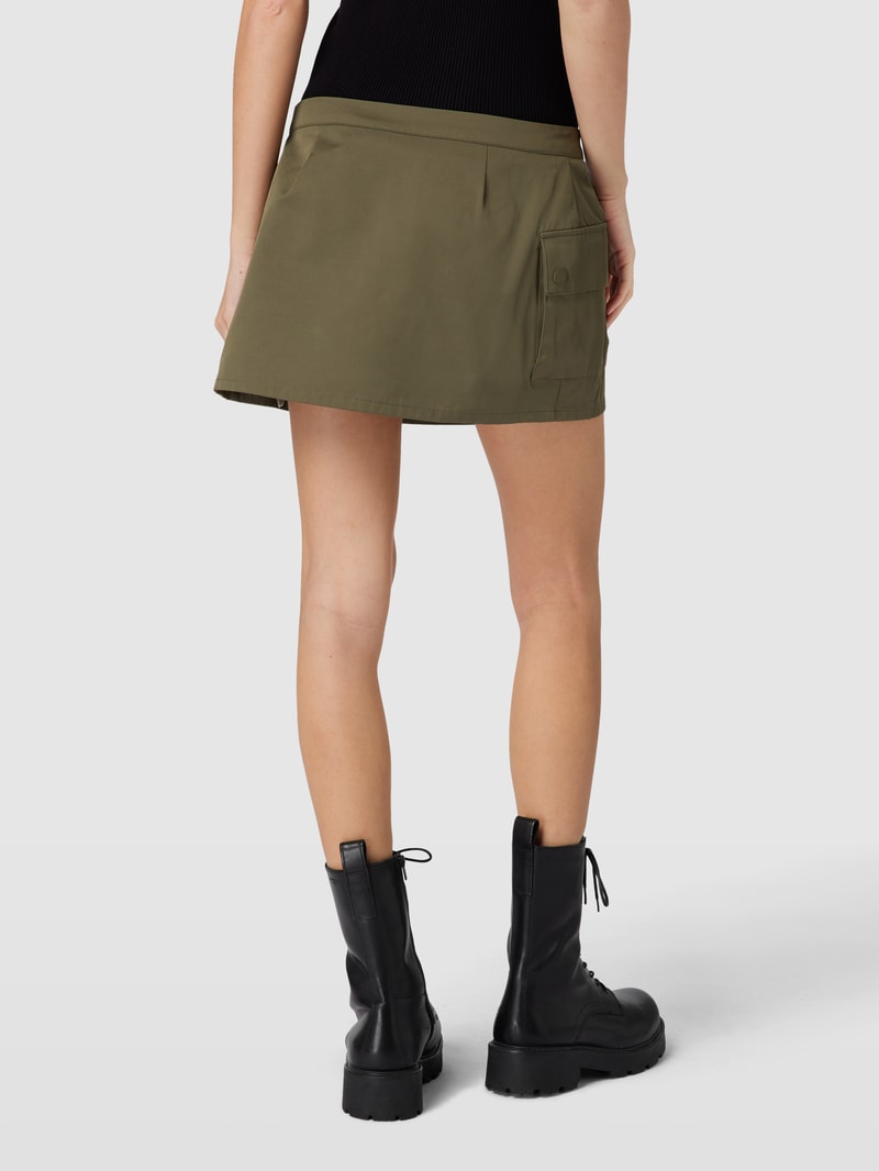 Wickelrock in Minilänge in khaki