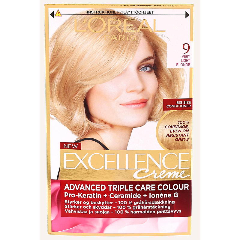 Loreal L'Oréal hårfarge 9 meget lys blond