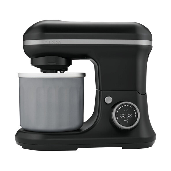 Küchenmaschine Digital mit Eisschüssel, schwarz (MD 18420)