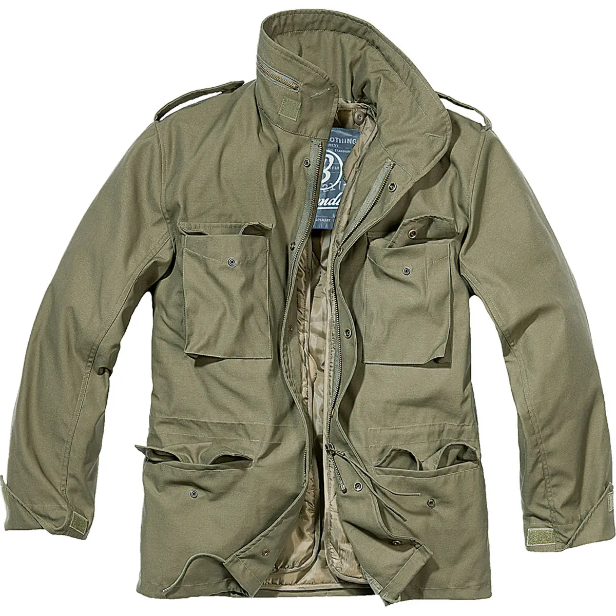 US Feldjacke M65 mit Steppfutter oliv