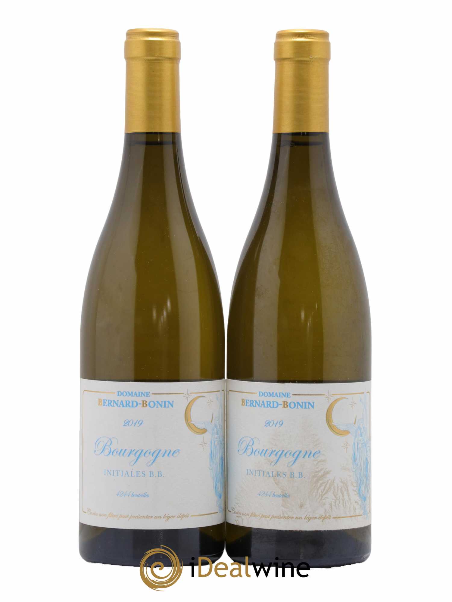 Bourgogne Initiales BB Bernard Bonin  2019 - Lot de 2 Bouteilles