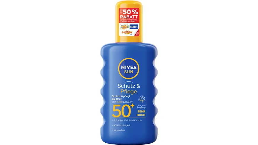 NIVEA SUN Spray Schutz Pflege LF50+ 200 ml