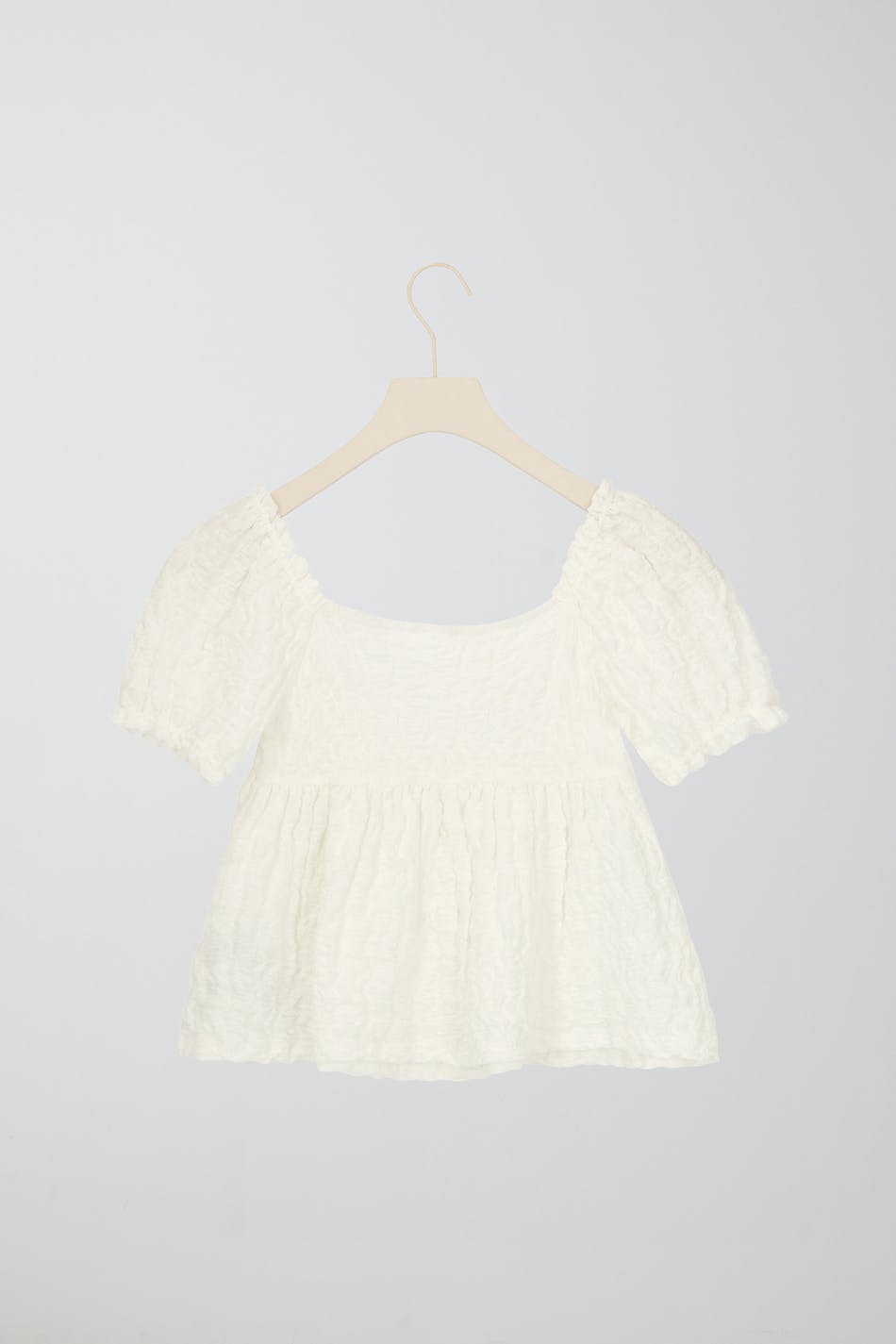Y bubble blouse