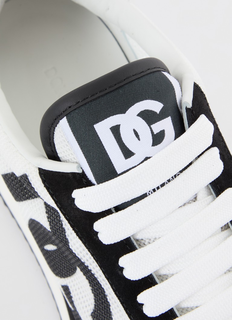 Sneaker Dolce & Gabbana DG Cushion con dettagli in pelle scamosciata di vitello.