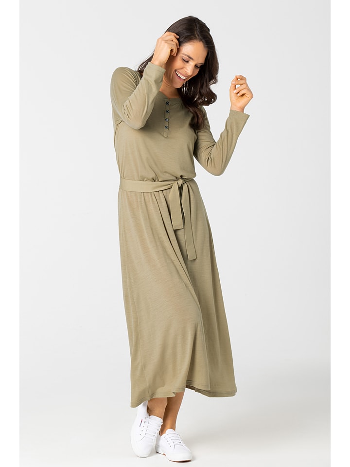 super.natural Kleid in Oliv günstig kaufen