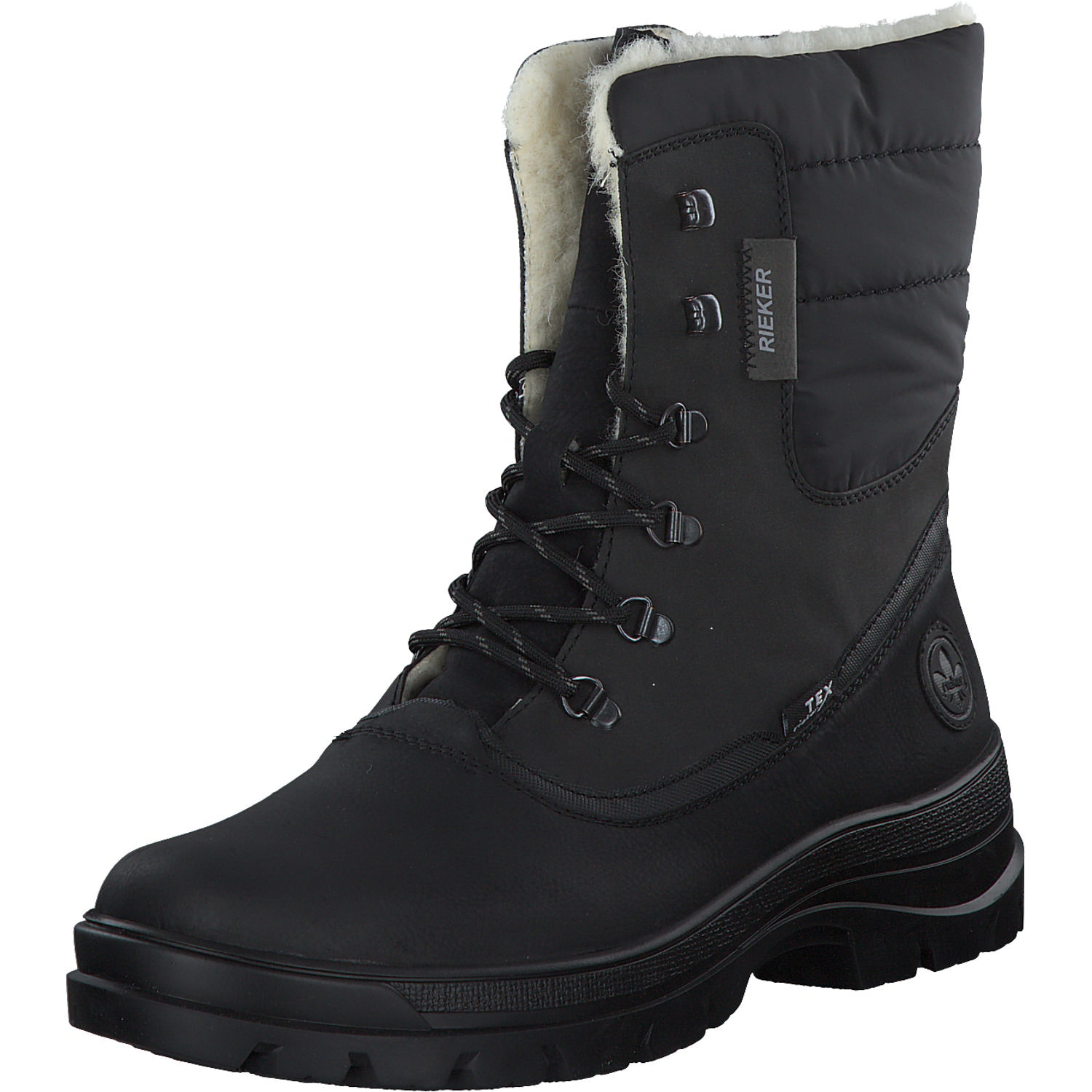 Rieker F5424, Stiefel, Stiefeletten & Boots, Herren, Schwarz