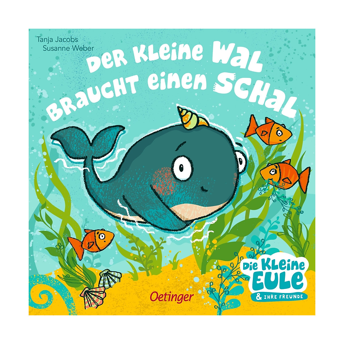 Der kleine Wal braucht einen Schal