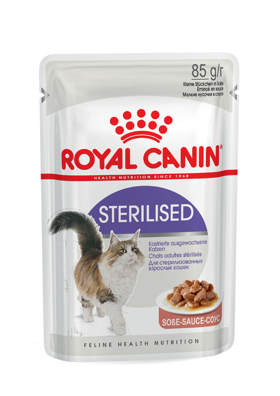 ROYAL CANIN Nassfutter ROYAL CANIN Sterilised 12x85g in Soße