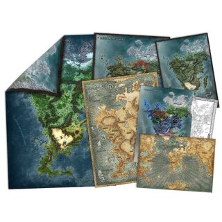 DSA5 Landkartenset Aventurien - KDG Edition (DE)