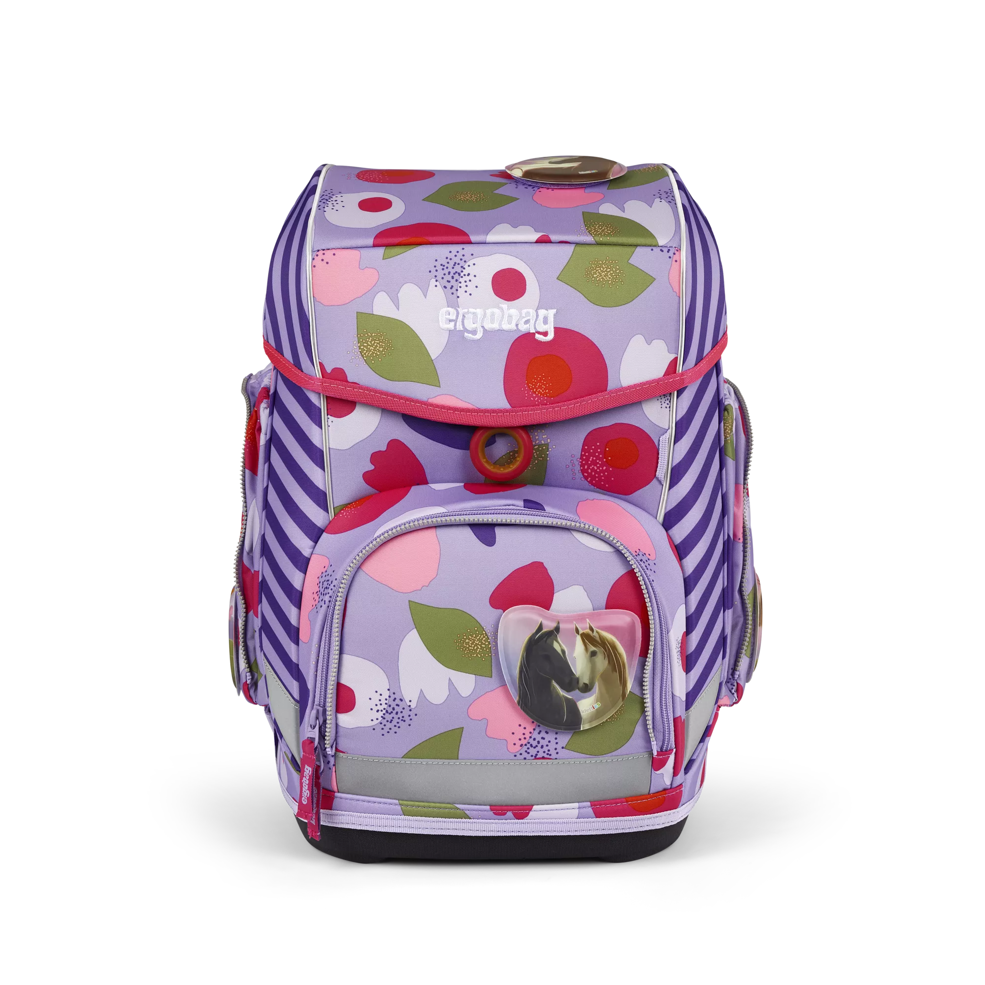 ergobag Schulranzen Set Blütenzaubär