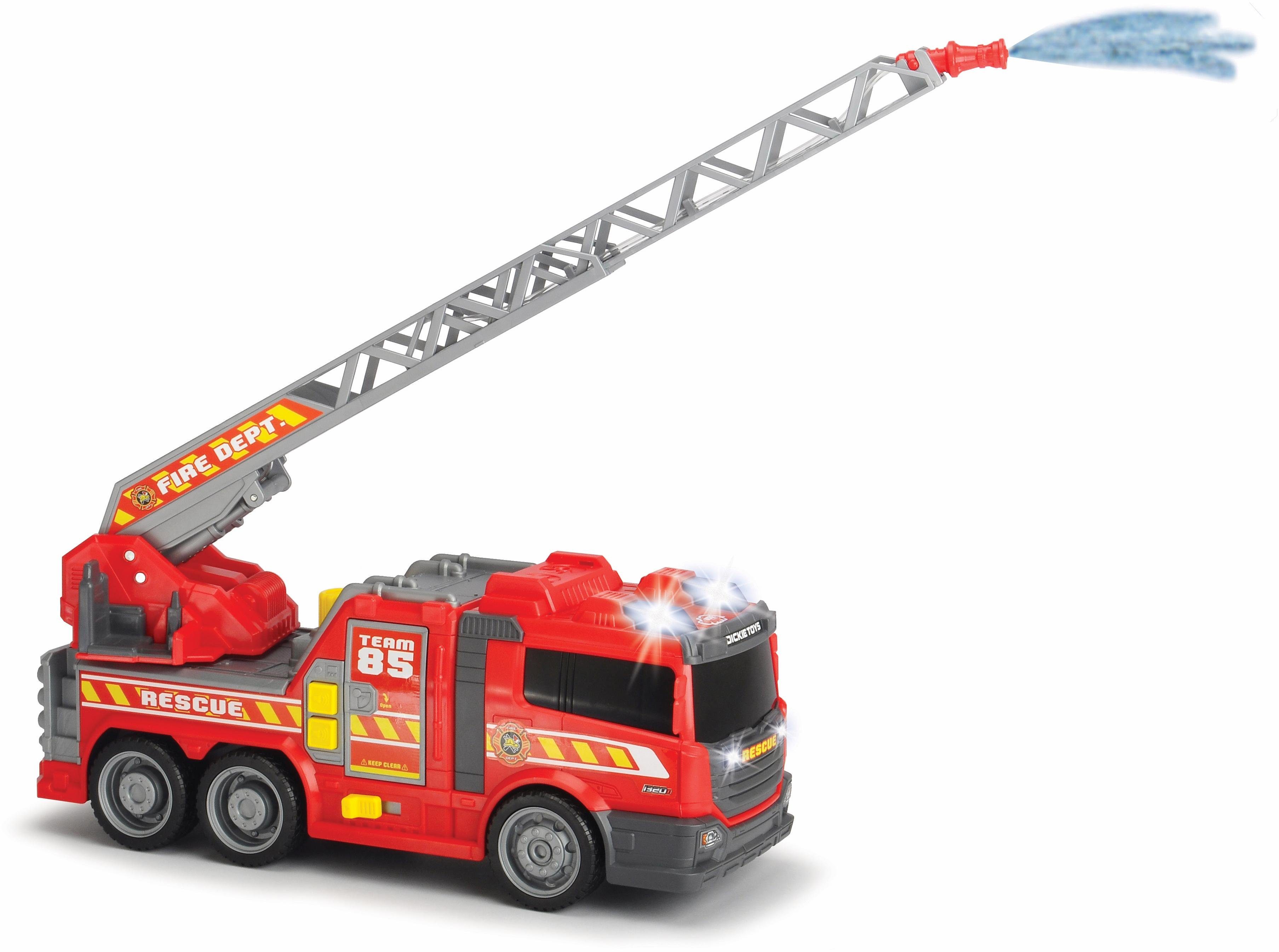 Dickie Toys Spielzeug-Feuerwehr Fire Fighter - Feuerwehrauto, mit Wasserspritze
