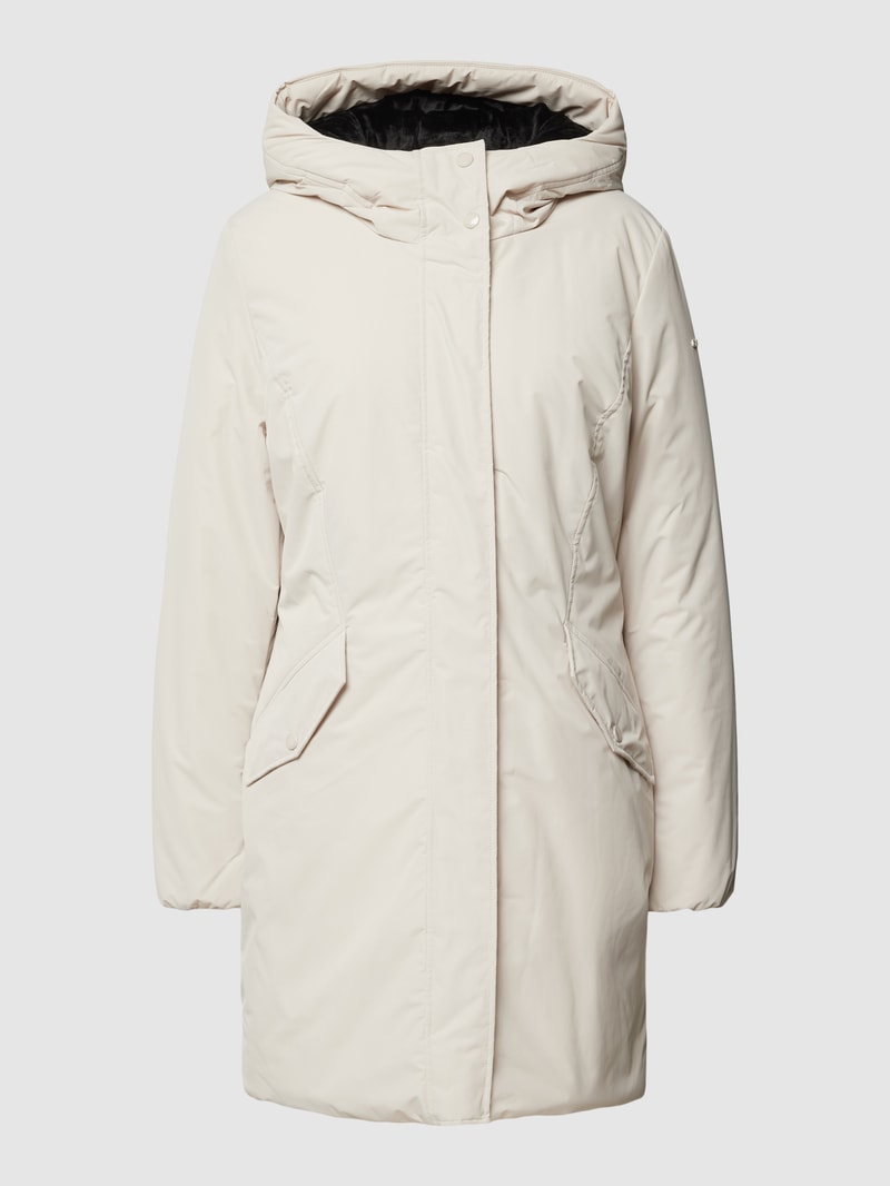 Jacke mit Kapuze in sand