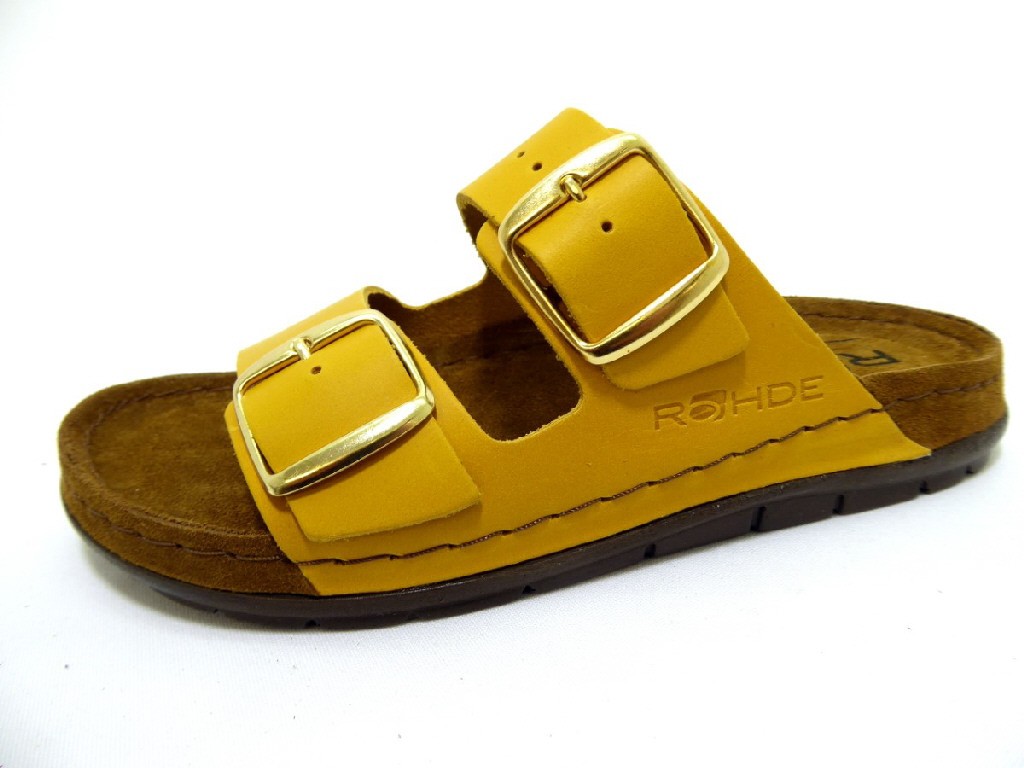 ROHDE Komfort Sandalen gelb