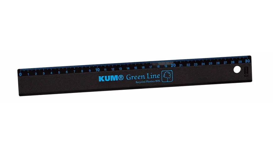 KUM Lineal Green Line 30cm schwarz