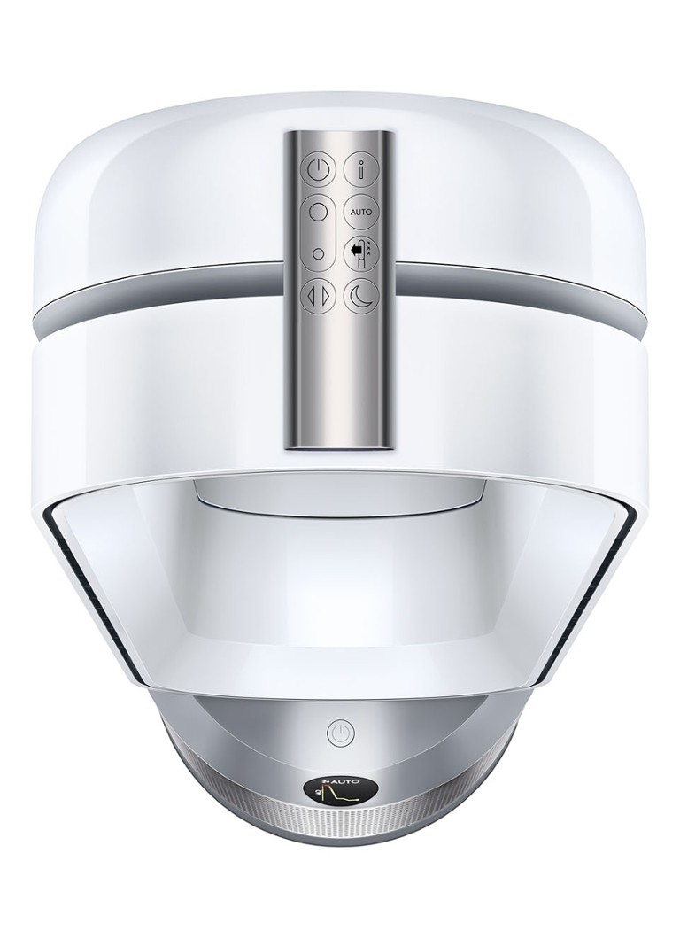 Dyson Purifier Cool Auto React -ilmanpuhdistin, jäähdytin ja lattiatuuletin, 105 cm korkea - valkoinen / nikkeli