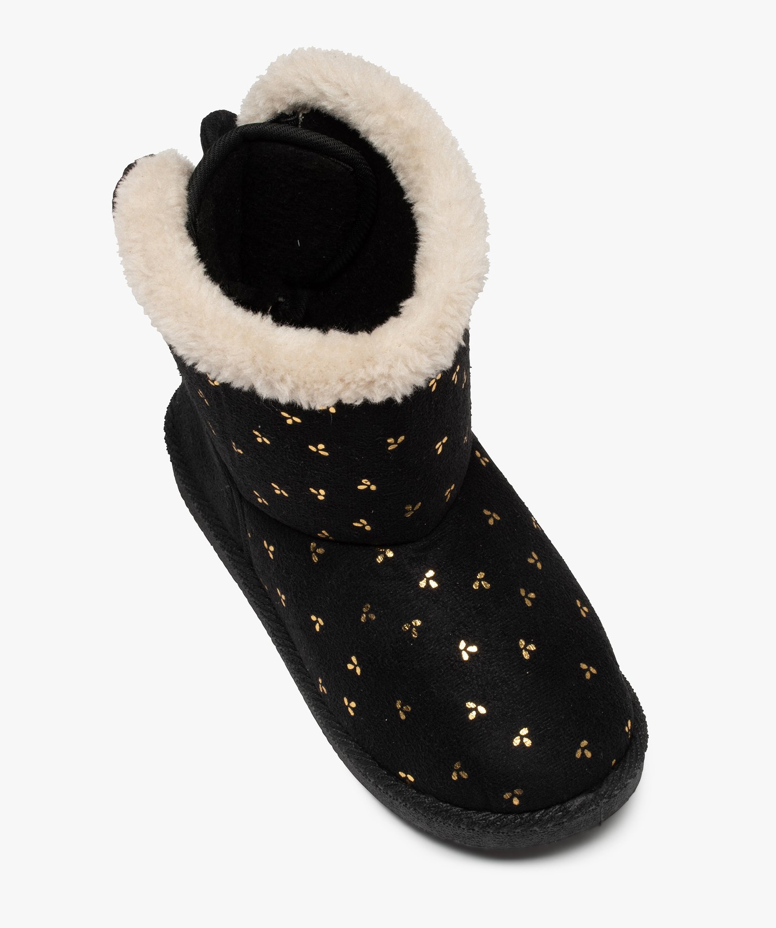 Boots fourrées fille à motifs brillants - LuluCastagnette noir | GEMO