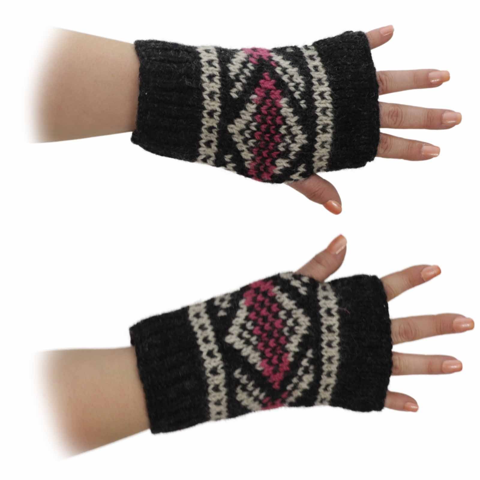 KUNST UND MAGIE Armstulpen Damen Armstulpen Stulpen Handwärmer Pulswärmer Handschuhe Wolle