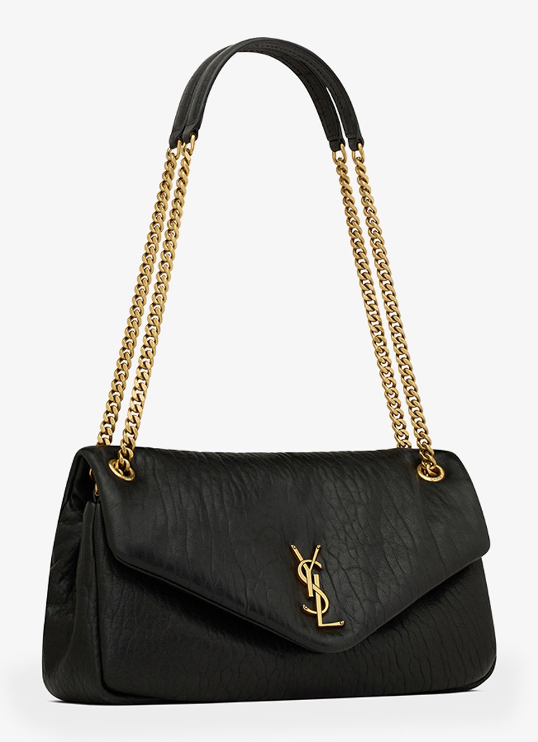 Saint Laurent Calypso Medium lambskin shoulder bag