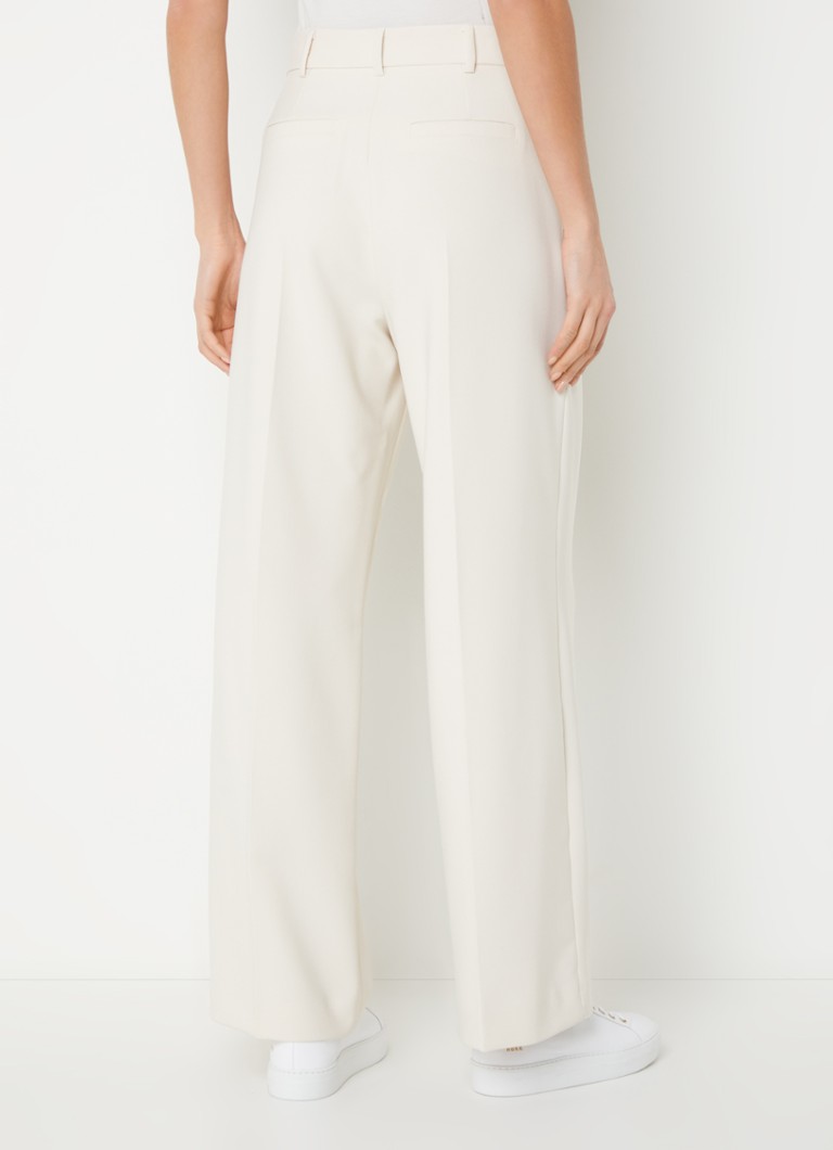 Pantaloni a vita alta e gamba larga con tasche laterali di Pennyblack Curzio.