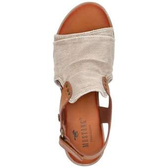 Mustang Sandale in beige
