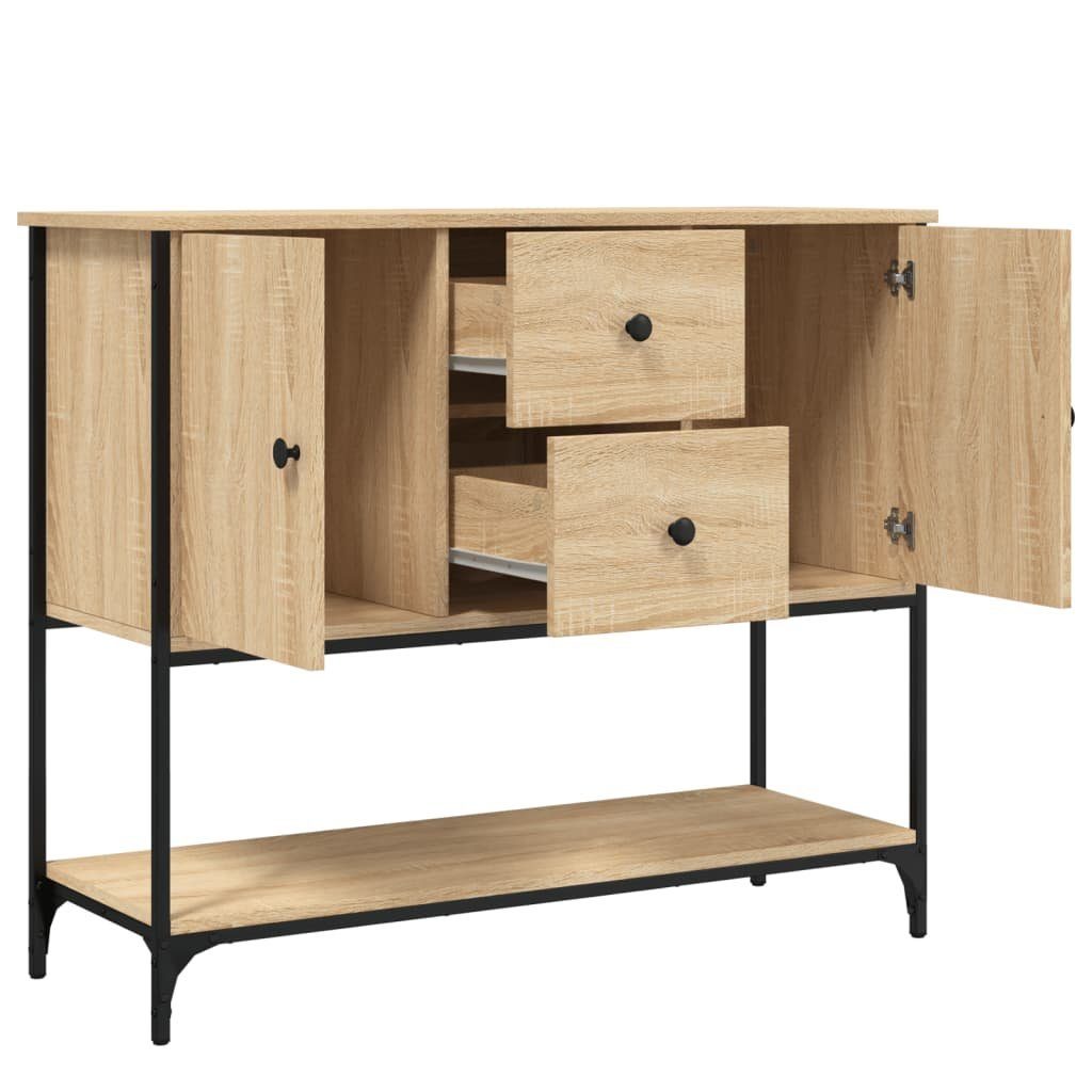 vidaXL Sideboard Sideboard Sonoma-Eiche 100x36x85 cm Holzwerkstoff (1 St)