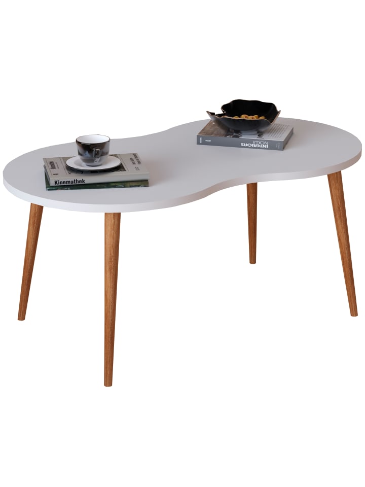 VCM  Holz Sofatisch Couchtisch Beistelltisch Barilo in Weiß günstig kaufen onesize