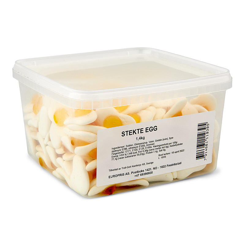 KnallGodt Stekte egg 1,4 kg