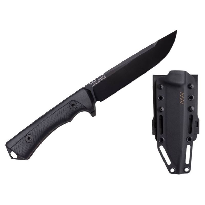 ANV Knives P300 Cerakote Grnpu Black ANVP300-054