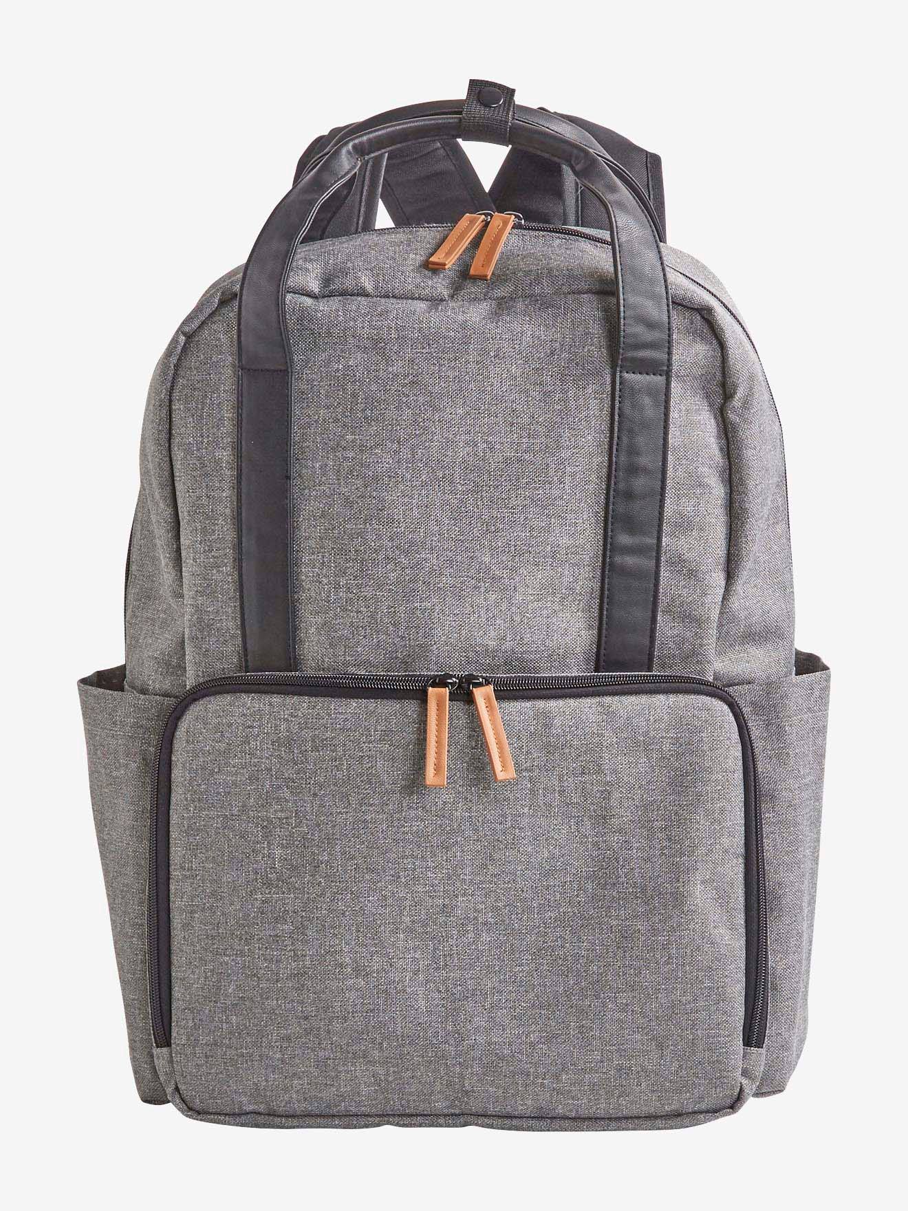 Vertbaudet Wickelrucksack, Recycling-Polyester - gebleicht