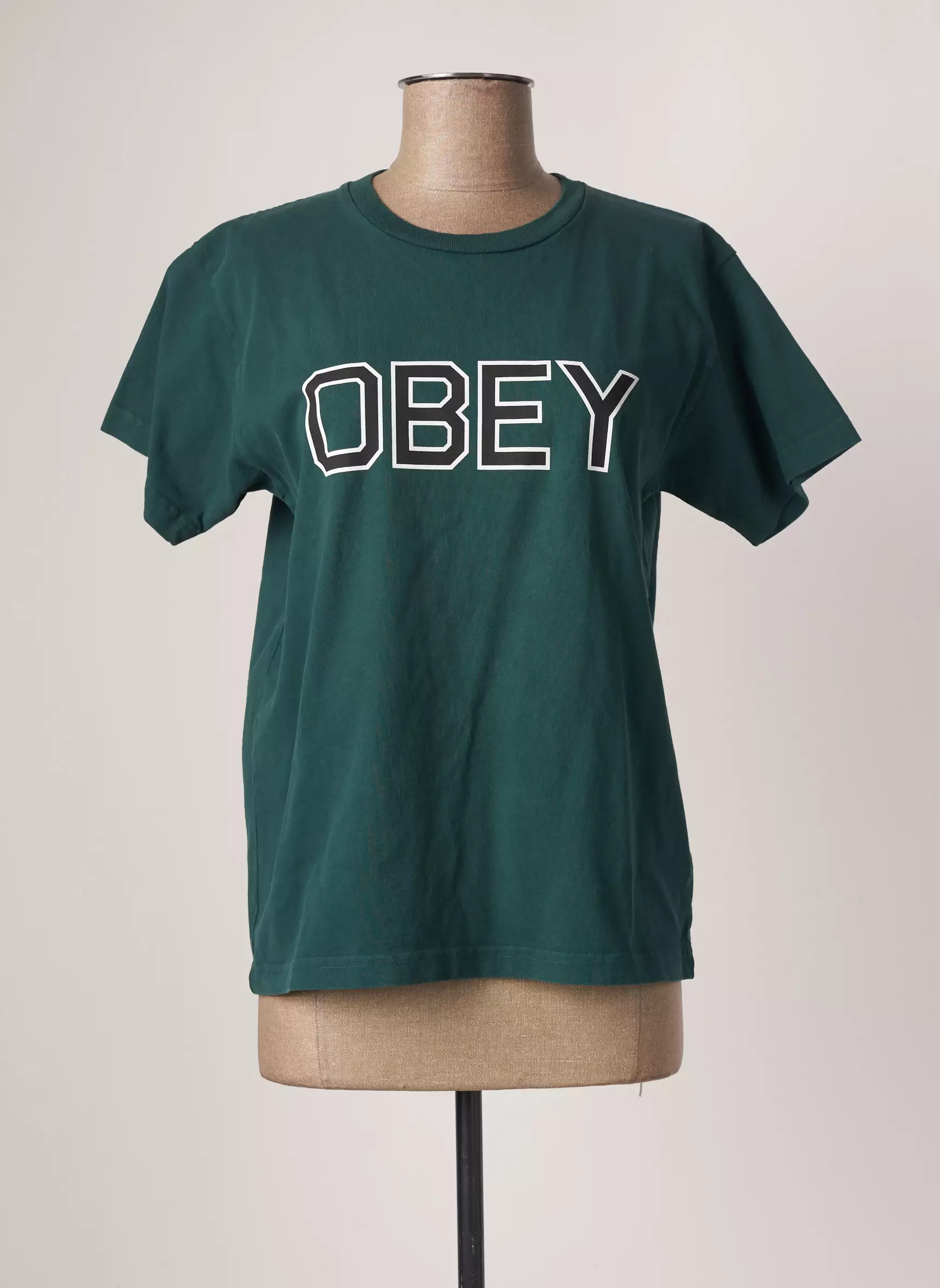 Obey Tshirts Femme couleur vert