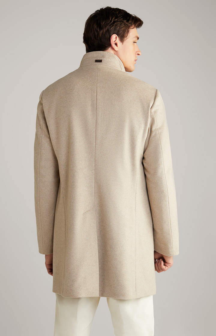 Mantel Maron in Hellbeige meliert