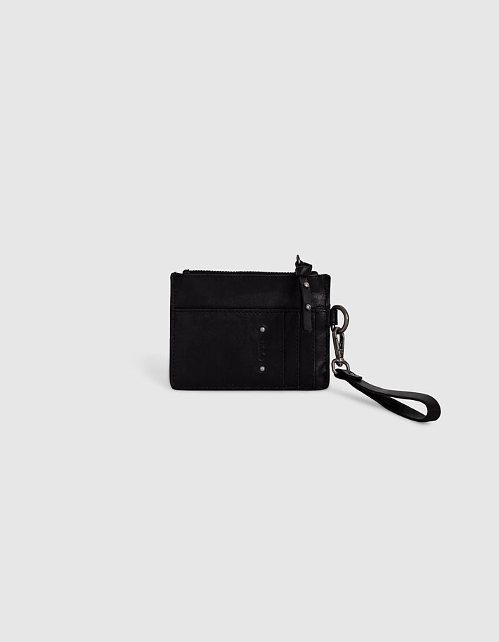 Porte-cartes en cuir 1440 BANKER matelassage chevrons femme