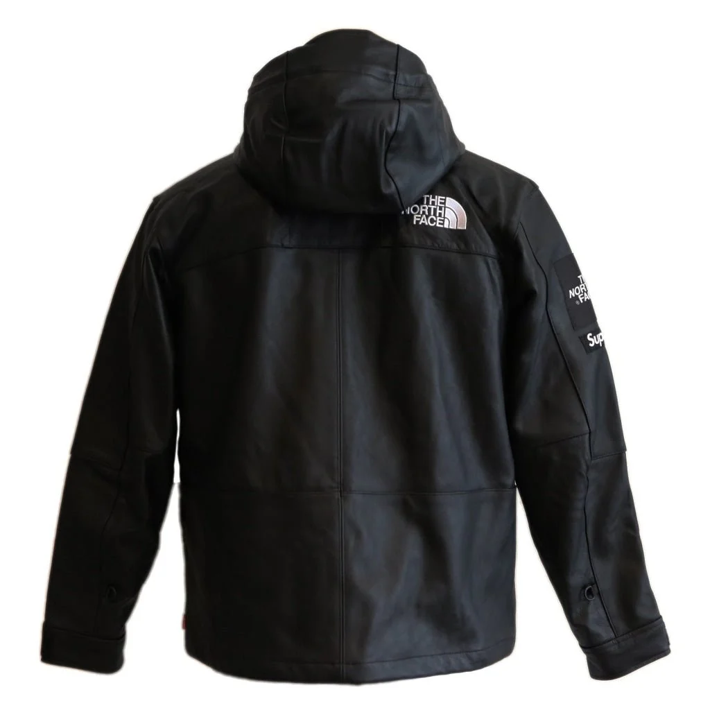 The North Face Leather Mountain Parka Black