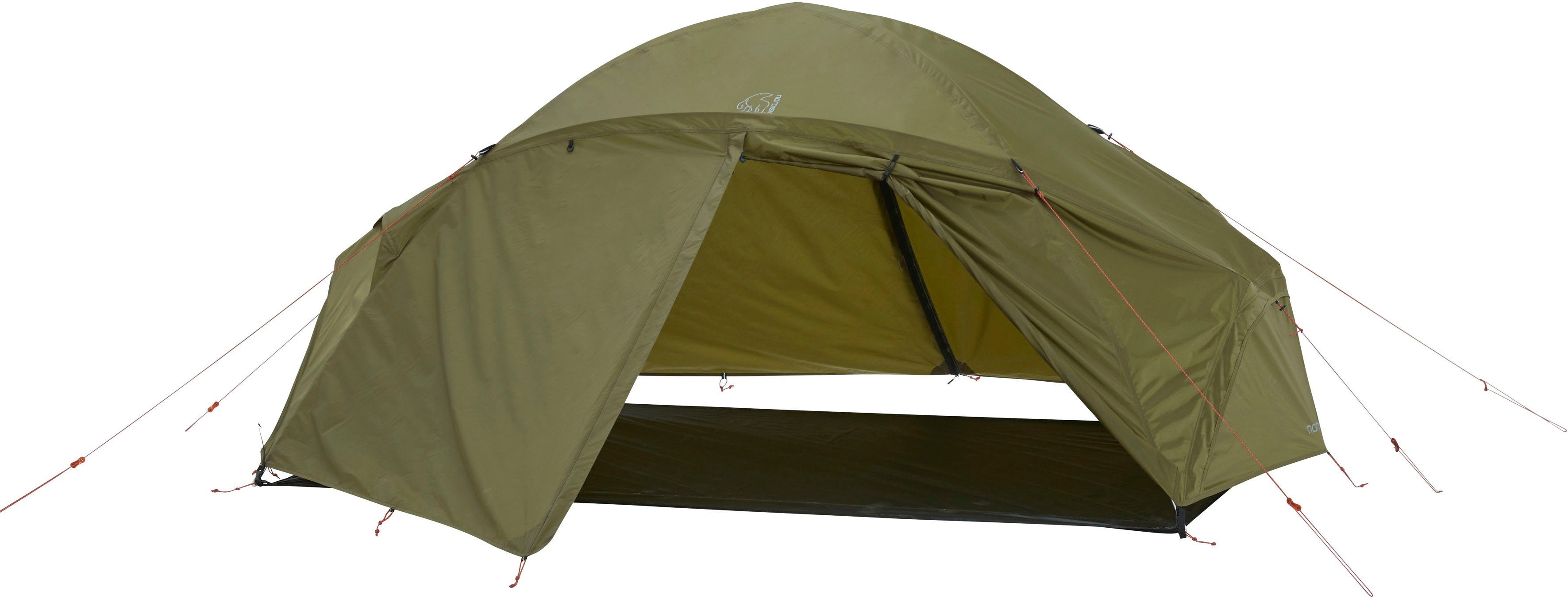 Nordisk Geodätzelt Otra 2 PU Tent Dark Olive, Personen: 2 (Packung, 1 tlg)
