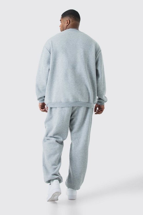 Plus Liberty Eagle Oversized Sweatshirt Tracksuit