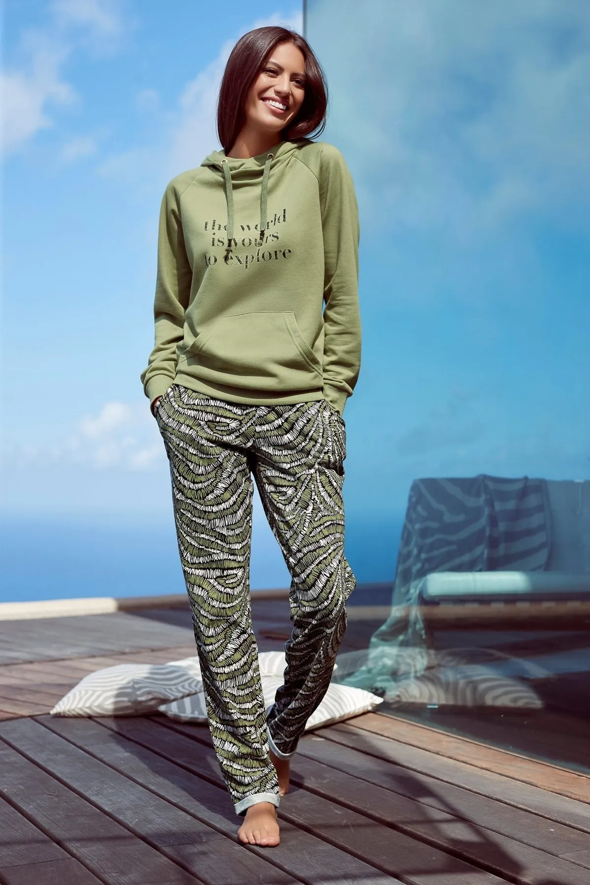 LASCANA  Jogginghose - Schwarz - Relaxed
