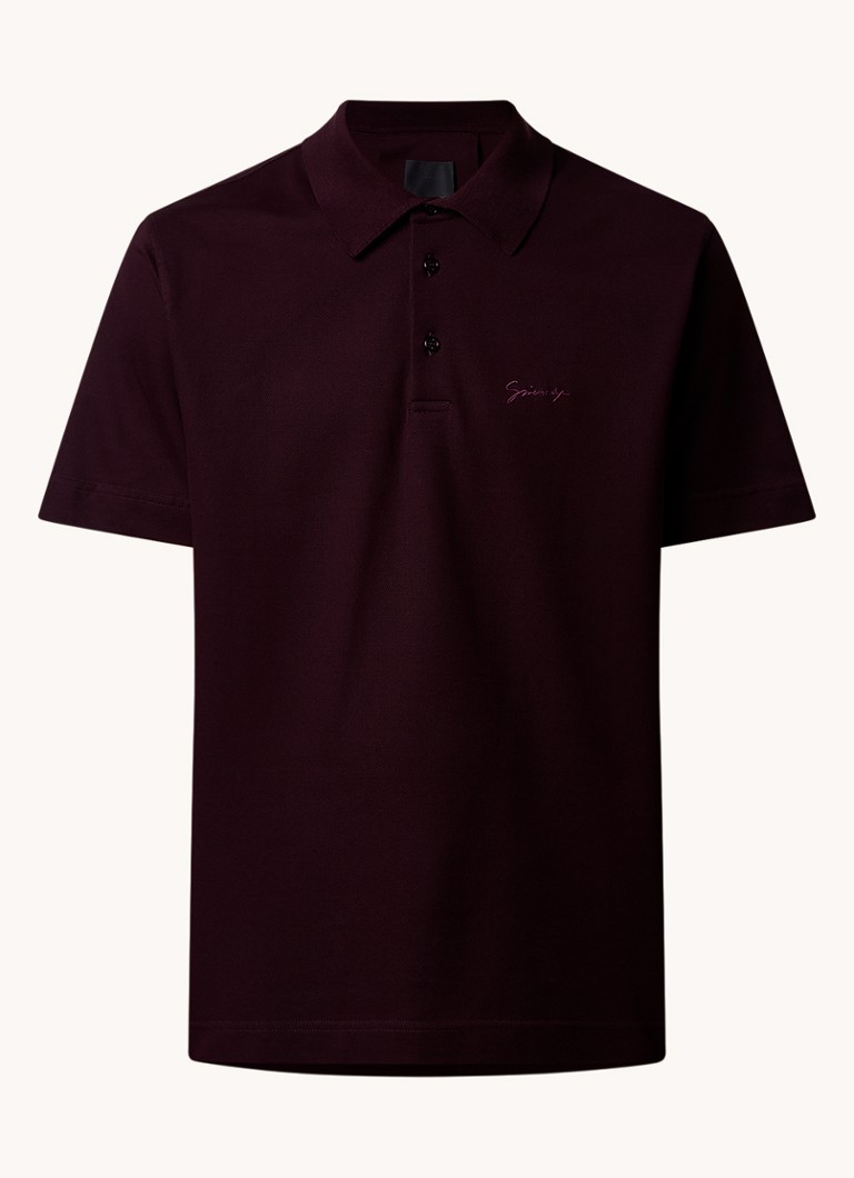 Givenchy Polo majica Regular fit z vezenim logotipom