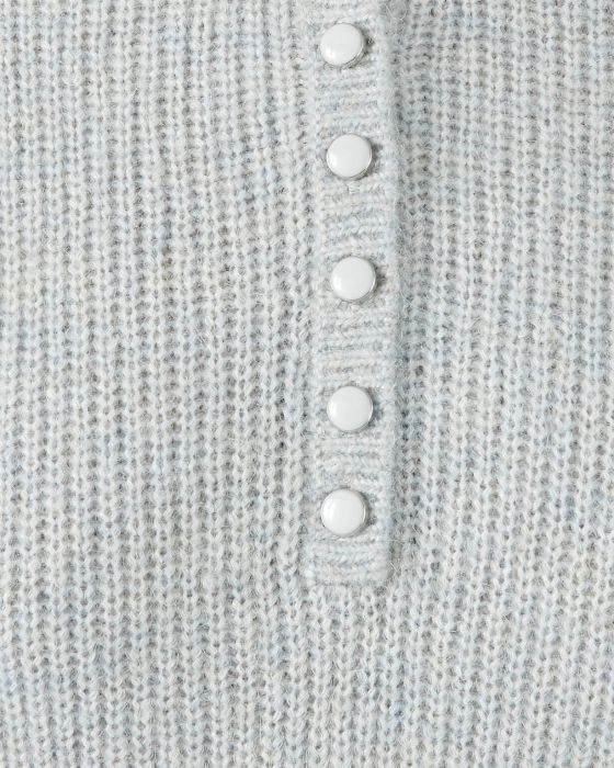 Pull maille perlée mélange alpaga