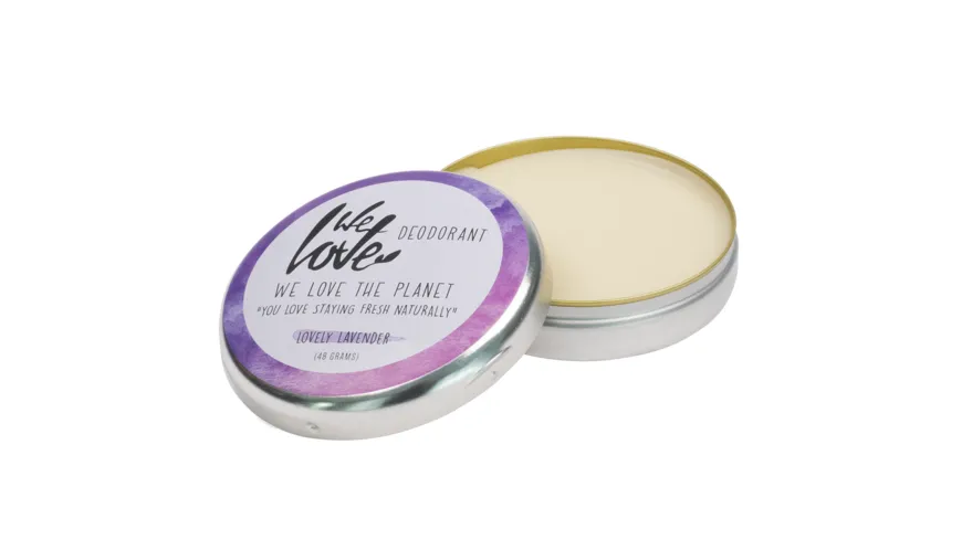 WE LOVE THE PLANET Natürliche Deodorant Creme - Lovely Lavender 48 g