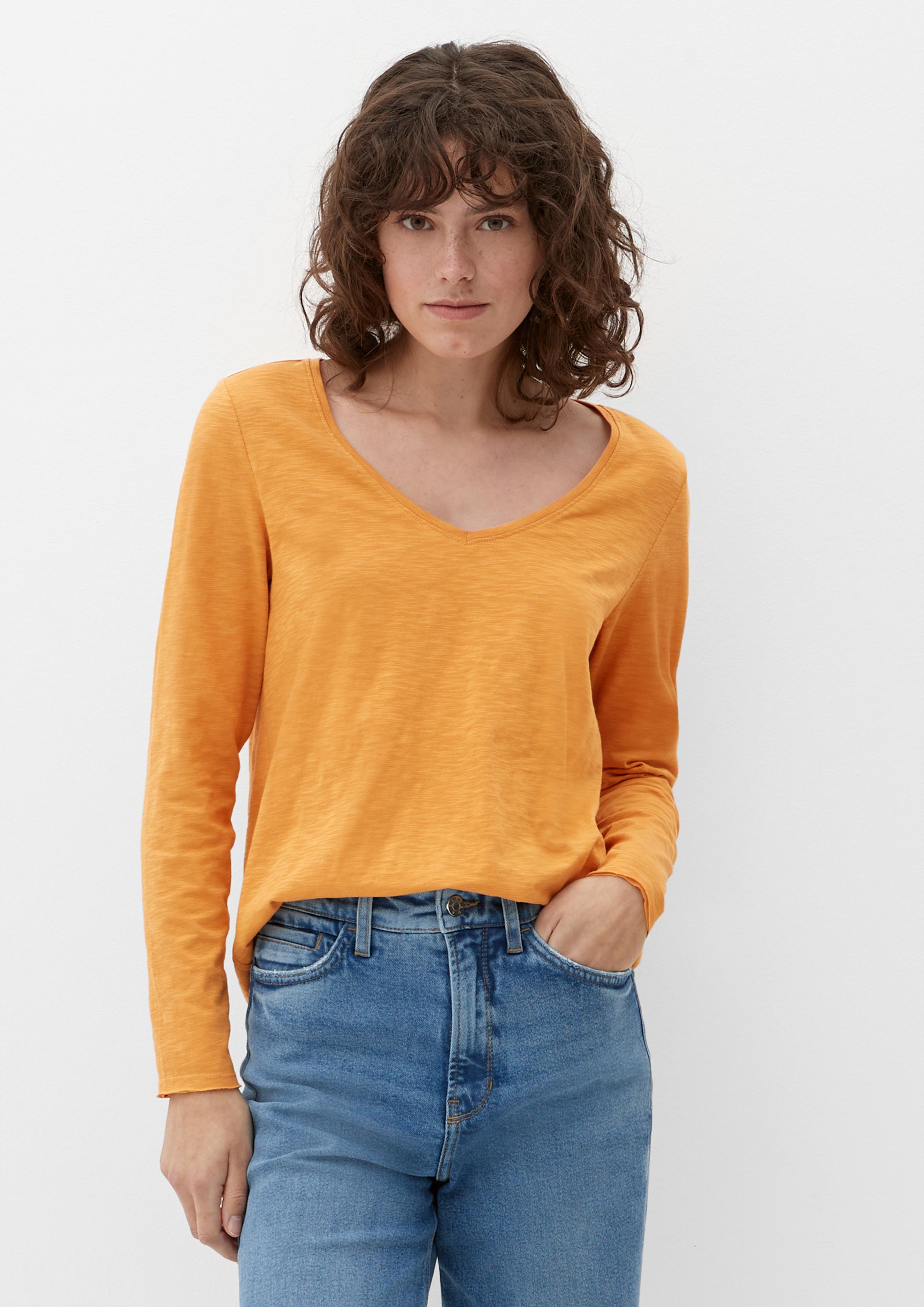 Longsleeve mit Flammgarnstruktur  2129651-1770
