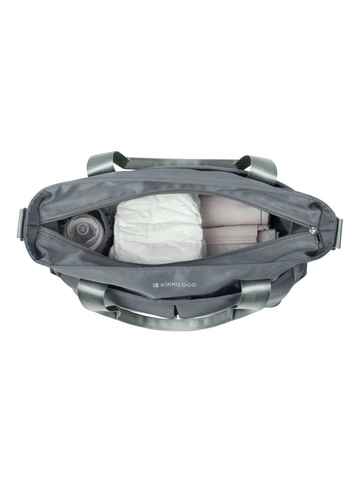 Kikkaboo Wickeltasche Brielle Clips in grau günstig kaufen onesize